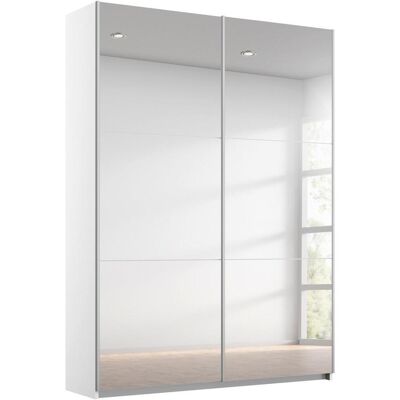 Möbelix , Silberfarben, Weiß , Glas , 2 Fächer , 131x210x59 cm , Blauer Engel, Goldenes M, Made in Germany , umfangreiches Zubehör erhältlich, in verschiedenen Größen erhältlich, Schrankfront mit Spiegel , Schlafzimmer, Kleiderschränke, Schwebetürenschrän Möbelix , Silberfarben, Weiß , Glas , 2 Fächer , 131x210x59 cm , Blauer Engel, Goldenes M, Made in Germany , umfangreiches Zubehör erhältlich, in verschiedenen Größen erhältlich, Schrankfront mit Spiegel , Schlafzimmer, Kleiderschränke, Schwebetürenschrän