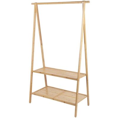 Möbelix , Naturfarben , Holz , Bambus , massiv , 101x160x45 cm , Kleinmöbel, Kleiderständer, Kleiderständer Möbelix , Naturfarben , Holz , Bambus , massiv , 101x160x45 cm , Kleinmöbel, Kleiderständer, Kleiderständer