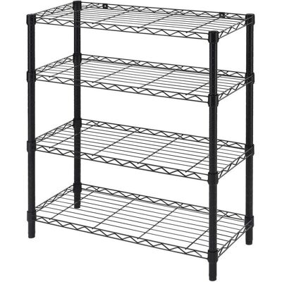 Möbelix , Schwarz , Metall , 4 Fächer , 76x90x31 cm , Bsci , stehend , Kleinmöbel, Regale, Bücherregale Möbelix , Schwarz , Metall , 4 Fächer , 76x90x31 cm , Bsci , stehend , Kleinmöbel, Regale, Bücherregale