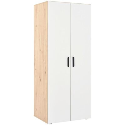 Möbelix , Weiß, Eiche Artisan , Holzwerkstoff , 1 Fächer , 74x179x51.9 cm , Möbelix , Weiß, Eiche Artisan , Holzwerkstoff , 1 Fächer , 74x179x51.9 cm ,