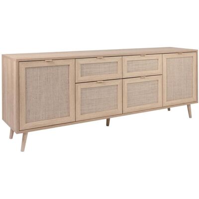 Sconto Belem Holzfarben Sideboard - 180x71x40 cm Sconto Belem Holzfarben Sideboard - 180x71x40 cm