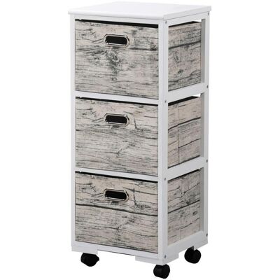 Kesper , Weiß , Kunststoff , 3 Schublade(n) Schubladen , 34x82x31 cm , FSC , Kleinmöbel, Regale, Bücherregale Kesper , Weiß , Kunststoff , 3 Schublade(n) Schubladen , 34x82x31 cm , FSC , Kleinmöbel, Regale, Bücherregale