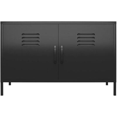 Mid.you , Schwarz , Metall , 1 Fächer , 100x64x46 cm , stehend , Mid.you , Schwarz , Metall , 1 Fächer , 100x64x46 cm , stehend ,