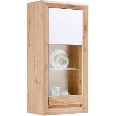 James Wood , Weiß, Eichefarben , Holzwerkstoff , 3 Fächer , 57x119x36 cm , Beimöbel erhältlich , Kleinmöbel, Vitrinen, Vitrinenschränke James Wood , Weiß, Eichefarben , Holzwerkstoff , 3 Fächer , 57x119x36 cm , Beimöbel erhältlich , Kleinmöbel, Vitrinen, Vitrinenschränke