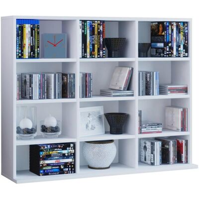 VCM Megosa Mini Weiß Bücherregal - 102x23x82 cm - Bücherregal VCM Megosa Mini Weiß Bücherregal - 102x23x82 cm - Bücherregal