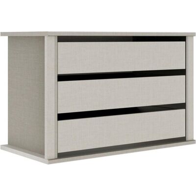Luca Bessoni , Grau , Holzwerkstoff , 3 Schublade(n) Schubladen , 98x64x51 cm , Blauer Engel, Goldenes M, Made in Germany , Luca Bessoni , Grau , Holzwerkstoff , 3 Schublade(n) Schubladen , 98x64x51 cm , Blauer Engel, Goldenes M, Made in Germany ,