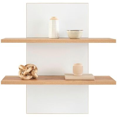Möbelix , Weiß, Eichefarben , Glas, Holzwerkstoff , 75x81x22 cm , Kleinmöbel, Regale, Wandregale & Hängeregale, Wandboards Möbelix , Weiß, Eichefarben , Glas, Holzwerkstoff , 75x81x22 cm , Kleinmöbel, Regale, Wandregale & Hängeregale, Wandboards