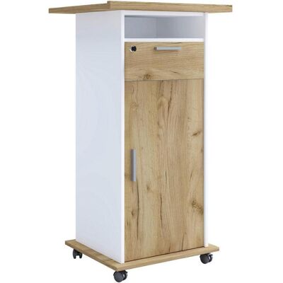 Mid.you , Weiß, Honigeiche , Holzwerkstoff , 108,3 cm Schubladen , 50x108.3x60 cm , Stauraum , Mid.you , Weiß, Honigeiche , Holzwerkstoff , 108,3 cm Schubladen , 50x108.3x60 cm , Stauraum ,