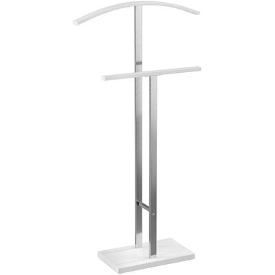 MÖBELIX , Weiß, Chromfarben , Metall , 48x100x20 cm , standfeste Füße , Kleinmöbel, Kleiderständer, Kleiderständer MÖBELIX , Weiß, Chromfarben , Metall , 48x100x20 cm , standfeste Füße , Kleinmöbel, Kleiderständer, Kleiderständer