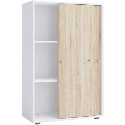 VCM Sonoma Büro Schiebetürenschrank - 3 Schubladen - Büromöbel VCM Sonoma Büro Schiebetürenschrank - 3 Schubladen - Büromöbel