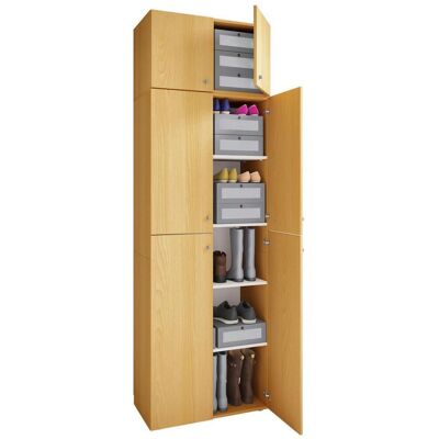 VCM Lona XXL Kleiderschrank - 6 Türen, Bøg, Ohne Kleiderstange VCM Lona XXL Kleiderschrank - 6 Türen, Bøg, Ohne Kleiderstange