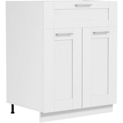 VCM Colura Küchenschrank - 2 Türen, Schublade, Weiß VCM Colura Küchenschrank - 2 Türen, Schublade, Weiß