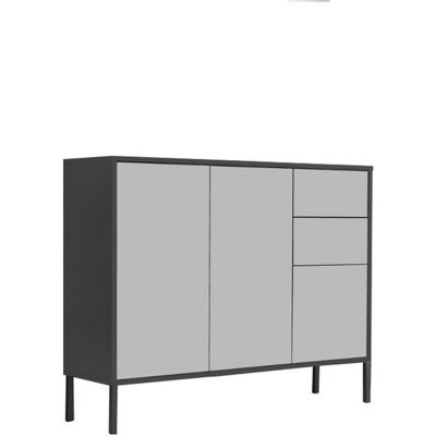 Mid.you , Anthrazit, Weiß , Holzwerkstoff , 1 Fächer , 2 Schublade(n) Schubladen , 105.5x86x33 cm , Made in Germany , erweiterbar, stehend, in verschiedenen Größen erhältlich , Kleinmöbel, Kommoden, Kommoden Mid.you , Anthrazit, Weiß , Holzwerkstoff , 1 Fächer , 2 Schublade(n) Schubladen , 105.5x86x33 cm , Made in Germany , erweiterbar, stehend, in verschiedenen Größen erhältlich , Kleinmöbel, Kommoden, Kommoden