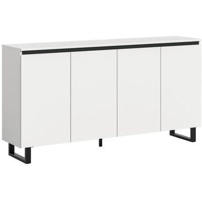 Livetastic , Weiß , Holzwerkstoff , 4 Fächer , 160x84x36 cm , FSC MIX , stehend , Kleinmöbel, Kommoden, Sideboards Livetastic , Weiß , Holzwerkstoff , 4 Fächer , 160x84x36 cm , FSC MIX , stehend , Kleinmöbel, Kommoden, Sideboards