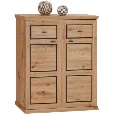 MÖBELIX , Anthrazit, Eichefarben , Holzwerkstoff , 3 Fächer , 2 Schublade(n) Schubladen , 90.2x108.5x38.5 cm , Beimöbel erhältlich, stehend , Kleinmöbel, Kommoden, Kommoden MÖBELIX , Anthrazit, Eichefarben , Holzwerkstoff , 3 Fächer , 2 Schublade(n) Schubladen , 90.2x108.5x38.5 cm , Beimöbel erhältlich, stehend , Kleinmöbel, Kommoden, Kommoden
