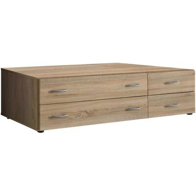 Möbelix , Sonoma Eiche , Holzwerkstoff , 4 Schublade(n) Schubladen , 121x33x51 cm , Schlafzimmer, Kleiderschränke, Kleiderschrank Zubehör, Schubladen Möbelix , Sonoma Eiche , Holzwerkstoff , 4 Schublade(n) Schubladen , 121x33x51 cm , Schlafzimmer, Kleiderschränke, Kleiderschrank Zubehör, Schubladen