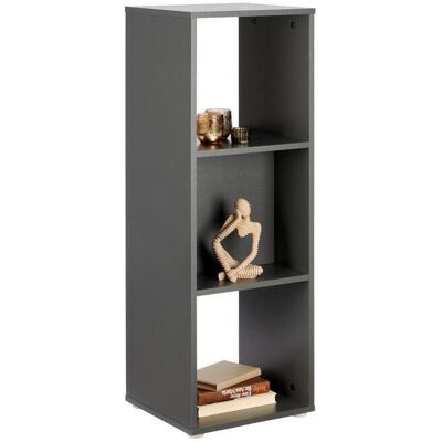 Möbelix , Anthrazit , Holzwerkstoff , 3 Fächer , 38.4x113x35 cm , Kleinmöbel, Regale, Bücherregale Möbelix , Anthrazit , Holzwerkstoff , 3 Fächer , 38.4x113x35 cm , Kleinmöbel, Regale, Bücherregale