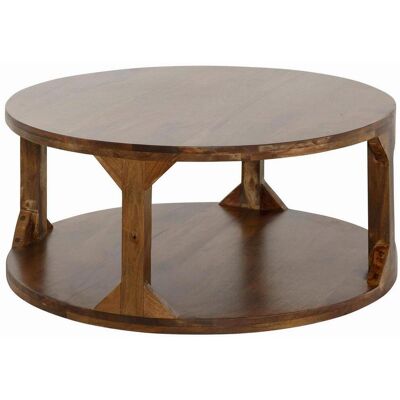 Mid.you , Braun , Holz , Mangoholz , Holz , rund , 60x35x60 cm , gastro- und objekttauglich , Mid.you , Braun , Holz , Mangoholz , Holz , rund , 60x35x60 cm , gastro- und objekttauglich ,