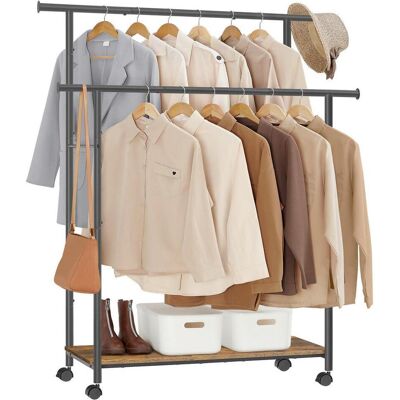 Möbelix , Braun, Schwarz , Kunststoff , 98.5x156.8x39.6 cm , Schuhablage, Hosenhalter , Kleinmöbel, Kleiderständer, Kleiderwagen Möbelix , Braun, Schwarz , Kunststoff , 98.5x156.8x39.6 cm , Schuhablage, Hosenhalter , Kleinmöbel, Kleiderständer, Kleiderwagen