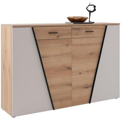 Möbelix , Eichefarben, Kaschmir , Holzwerkstoff , 4 Fächer , 2 Schublade(n) Schubladen , 160x110x40 cm , Kleinmöbel, Kommoden, Kommoden Möbelix , Eichefarben, Kaschmir , Holzwerkstoff , 4 Fächer , 2 Schublade(n) Schubladen , 160x110x40 cm , Kleinmöbel, Kommoden, Kommoden