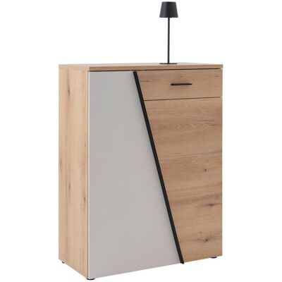 Möbelix , Eichefarben, Kaschmir , Holzwerkstoff , 2 Fächer , 1 Schublade(n) Schubladen , 80x110x40 cm , Kleinmöbel, Kommoden, Kommoden Möbelix , Eichefarben, Kaschmir , Holzwerkstoff , 2 Fächer , 1 Schublade(n) Schubladen , 80x110x40 cm , Kleinmöbel, Kommoden, Kommoden