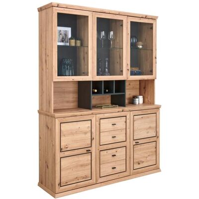 Möbelix , Anthrazit, Eichefarben , Holzwerkstoff , 5 Fächer , 4 Schublade(n) Schubladen , 160x209.2x43 cm , Beimöbel erhältlich , Kleinmöbel, Kommoden, Buffetschränke Möbelix , Anthrazit, Eichefarben , Holzwerkstoff , 5 Fächer , 4 Schublade(n) Schubladen , 160x209.2x43 cm , Beimöbel erhältlich , Kleinmöbel, Kommoden, Buffetschränke
