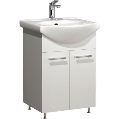 VCM Lisalo 2-tlg. Badezimmermöbel-Set - Weiß VCM Lisalo 2-tlg. Badezimmermöbel-Set - Weiß