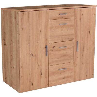 Möbelix , Holzwerkstoff , Eiche , 4 Schublade(n) Schubladen , 160x116x42 cm , stehend , Kleinmöbel, Kommoden, Kommoden Möbelix , Holzwerkstoff , Eiche , 4 Schublade(n) Schubladen , 160x116x42 cm , stehend , Kleinmöbel, Kommoden, Kommoden