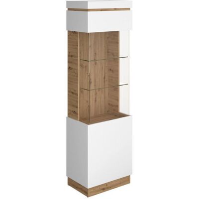 Calabria wei Vitrine - 60x201x40cm Schränke Calabria wei Vitrine - 60x201x40cm Schränke
