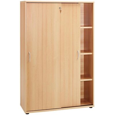 MÖBELPARTNER Schiebetürenschrank Samerberg-Buche - 3 Fachböden - 100x39.5x153cm MÖBELPARTNER Schiebetürenschrank Samerberg-Buche - 3 Fachböden - 100x39.5x153cm
