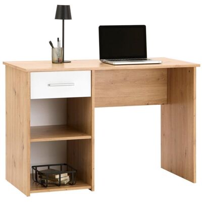Möbelix , Weiß, Eichefarben , Holzwerkstoff , 1 Schublade(n) Schubladen , rechteckig , 110x75x50 cm , Regal , Möbelix , Weiß, Eichefarben , Holzwerkstoff , 1 Schublade(n) Schubladen , rechteckig , 110x75x50 cm , Regal ,