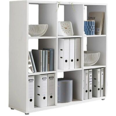 Mid.you , Weiß , Holzwerkstoff , 6 Fächer , 106.5x108.5x33 cm , erweiterbar, stehend, in verschiedenen Größen erhältlich , Kleinmöbel, Regale, Bücherregale Mid.you , Weiß , Holzwerkstoff , 6 Fächer , 106.5x108.5x33 cm , erweiterbar, stehend, in verschiedenen Größen erhältlich , Kleinmöbel, Regale, Bücherregale