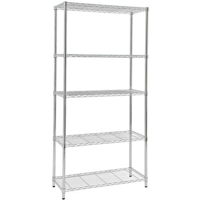 Möbelix , Chromfarben , Metall, Kunststoff , 5 Fächer , 91x184x36 cm , Kleinmöbel, Regale, Bücherregale Möbelix , Chromfarben , Metall, Kunststoff , 5 Fächer , 91x184x36 cm , Kleinmöbel, Regale, Bücherregale