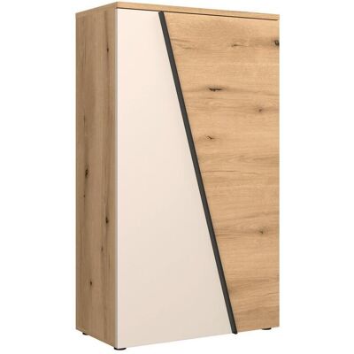 Möbelix , Eichefarben, Kaschmir , Holzwerkstoff , 3 Fächer , 77x134x37 cm , Typenauswahl, stehend , Möbelix , Eichefarben, Kaschmir , Holzwerkstoff , 3 Fächer , 77x134x37 cm , Typenauswahl, stehend ,