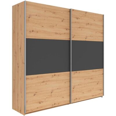 Möbelix , Graphitfarben, Eiche Artisan , Holzwerkstoff , 2 Fächer , 218x210x59 cm , Schlafzimmer, Kleiderschränke, Schwebetürenschränke Möbelix , Graphitfarben, Eiche Artisan , Holzwerkstoff , 2 Fächer , 218x210x59 cm , Schlafzimmer, Kleiderschränke, Schwebetürenschränke