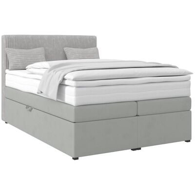 Möbelix , Silberfarben , Textil , H2 , 200x140 cm , Bettkasten, gepolstertes Kopfteil, Stoffauswahl, Topper durchgehend, in verschiedenen Größen erhältlich, Matratze durchgehend , Möbelix , Silberfarben , Textil , H2 , 200x140 cm , Bettkasten, gepolstertes Kopfteil, Stoffauswahl, Topper durchgehend, in verschiedenen Größen erhältlich, Matratze durchgehend ,