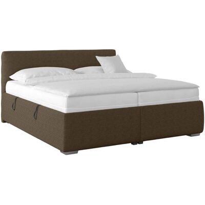 Möbelix , Braun , Holzwerkstoff , H3 + H4 , 3-Zonen , 180x200 cm , Bezug abnehmbar/waschbar, Ober- und Unterseite versteppt, optimale Belüftung, Wendematratze, Bezug rundum abnehmbar,Bettkasten, Lattenrost, Matratze, gepolstertes Kopfteil, Wendematratze m Möbelix , Braun , Holzwerkstoff , H3 + H4 , 3-Zonen , 180x200 cm , Bezug abnehmbar/waschbar, Ober- und Unterseite versteppt, optimale Belüftung, Wendematratze, Bezug rundum abnehmbar,Bettkasten, Lattenrost, Matratze, gepolstertes Kopfteil, Wendematratze m