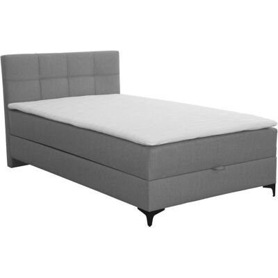 Möbelix , Grau , Textil , H3 , 120x200 cm , gepolstertes Kopfteil, in verschiedenen Größen erhältlich , Möbelix , Grau , Textil , H3 , 120x200 cm , gepolstertes Kopfteil, in verschiedenen Größen erhältlich ,