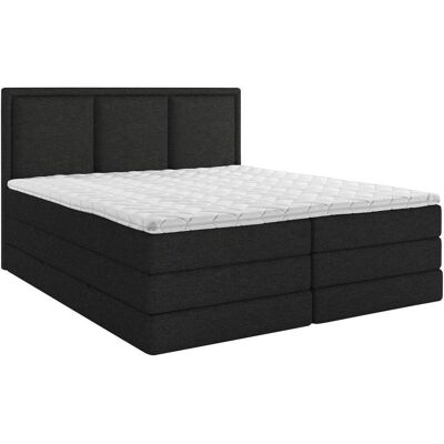 Mid.you , Schwarz , Textil, Holzwerkstoff , H3 + H4 , 7-Zonen , 200x200 cm , Bettkasten, gepolstertes Kopfteil, Topper durchgehend, Wendematratze mit unterschiedlichen Härtegraden, in verschiedenen Größen erhältlich , Mid.you , Schwarz , Textil, Holzwerkstoff , H3 + H4 , 7-Zonen , 200x200 cm , Bettkasten, gepolstertes Kopfteil, Topper durchgehend, Wendematratze mit unterschiedlichen Härtegraden, in verschiedenen Größen erhältlich ,