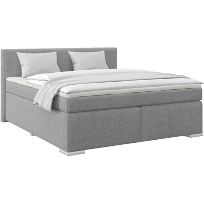 Möbelix , Grau , Metall, Textil , H3 , 160x200 cm , Matratze, gepolstertes Kopfteil, Federkernmatratze , Schlafzimmer, Betten, Holzbetten, Holzbetten Möbelix , Grau , Metall, Textil , H3 , 160x200 cm , Matratze, gepolstertes Kopfteil, Federkernmatratze , Schlafzimmer, Betten, Holzbetten, Holzbetten