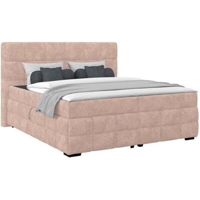 Möbelix , Beige , Holz, Textil , H3 , 180x200 cm , Bettkasten, Federkernmatratze , Möbelix , Beige , Holz, Textil , H3 , 180x200 cm , Bettkasten, Federkernmatratze ,