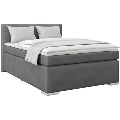 Möbelix , Dunkelgrau , Metall, Textil , H3 , 140x200 cm , Möbelix , Dunkelgrau , Metall, Textil , H3 , 140x200 cm ,