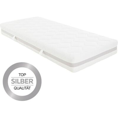 ELLE Ele , Weiß , Textil , H3 , Füllung: Polyester, Vlies , rechteckig , 90x200 cm , Oeko-Tex® Standard 100 , Bezug abnehmbar/waschbar, Ober- und Unterseite versteppt, für Hausstauballergiker geeignet, optimale Belüftung, für verstellbare Lattenroste geei ELLE Ele , Weiß , Textil , H3 , Füllung: Polyester, Vlies , rechteckig , 90x200 cm , Oeko-Tex® Standard 100 , Bezug abnehmbar/waschbar, Ober- und Unterseite versteppt, für Hausstauballergiker geeignet, optimale Belüftung, für verstellbare Lattenroste geei