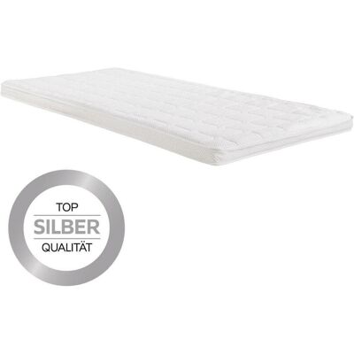 ELLE Ele , Weiß , Textil , 180x200 cm , Bezug abnehmbar/waschbar, Partnermatratze, Matratzenklasse Silber , Schlafzimmer, Matratzen, Topper ELLE Ele , Weiß , Textil , 180x200 cm , Bezug abnehmbar/waschbar, Partnermatratze, Matratzenklasse Silber , Schlafzimmer, Matratzen, Topper