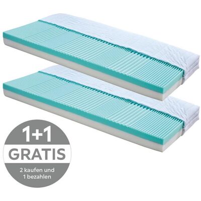 Livetastic , Weiß , Textil , H2 , rechteckig , 90x200 cm , Bezug abnehmbar/waschbar, Ober- und Unterseite versteppt, für verstellbare Lattenroste geeignet, schadstoffgeprüft , Schlafzimmer, Matratzen, Kaltschaummatratzen Livetastic , Weiß , Textil , H2 , rechteckig , 90x200 cm , Bezug abnehmbar/waschbar, Ober- und Unterseite versteppt, für verstellbare Lattenroste geeignet, schadstoffgeprüft , Schlafzimmer, Matratzen, Kaltschaummatratzen