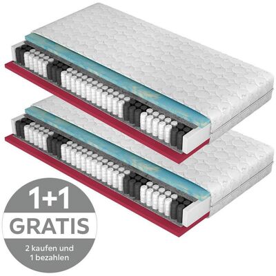 Möbelix , Weiß , Textil , H2 , 90x200 cm , Bezug abnehmbar/waschbar, wendbar, klimatisierte Belüftungskanäle, antibakteriell, alternative Größen erhältlich , Schlafzimmer, Matratzen, Wendematratzen Möbelix , Weiß , Textil , H2 , 90x200 cm , Bezug abnehmbar/waschbar, wendbar, klimatisierte Belüftungskanäle, antibakteriell, alternative Größen erhältlich , Schlafzimmer, Matratzen, Wendematratzen