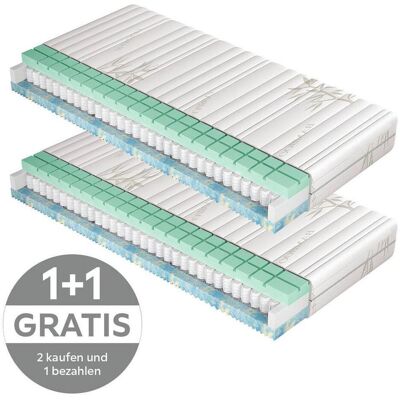 Möbelix , Textil , H2 , 90x200 cm , Bezug abnehmbar/waschbar, Ober- und Unterseite versteppt, wendbar, optimale Belüftung, Bezug antimikrobiell beschichtet, Massagewirkung, orthopädische Matratze , Schlafzimmer, Matratzen, Wendematratzen Möbelix , Textil , H2 , 90x200 cm , Bezug abnehmbar/waschbar, Ober- und Unterseite versteppt, wendbar, optimale Belüftung, Bezug antimikrobiell beschichtet, Massagewirkung, orthopädische Matratze , Schlafzimmer, Matratzen, Wendematratzen