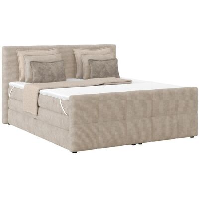 Möbelix , Beige , Holz, Textil, Holzwerkstoff , Kiefer,Kiefer , Uni , H2 , 7-Zonen , 180x200 cm , Reach, Made in EU, FSC MIX , Bettkasten, gepolstertes Kopfteil, Federkernmatratze, Stoffauswahl, Topper durchgehend, in verschiedenen Größen erhältlich, Matr Möbelix , Beige , Holz, Textil, Holzwerkstoff , Kiefer,Kiefer , Uni , H2 , 7-Zonen , 180x200 cm , Reach, Made in EU, FSC MIX , Bettkasten, gepolstertes Kopfteil, Federkernmatratze, Stoffauswahl, Topper durchgehend, in verschiedenen Größen erhältlich, Matr