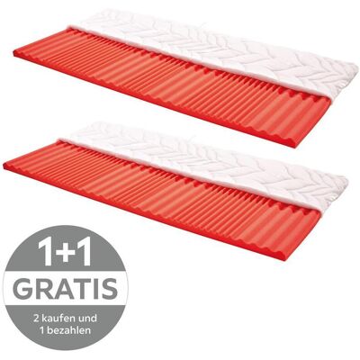 Livetastic , Weiß , Textil , H2 , Füllung: Polyester, Vlies , 90x200 cm , Oeko-Tex® Standard 100 , Bezug abnehmbar/waschbar, Ober- und Unterseite versteppt, für Hausstauballergiker geeignet, mit Aloe Vera, schadstoffgeprüft, Bezug rundum abnehmbar , Livetastic , Weiß , Textil , H2 , Füllung: Polyester, Vlies , 90x200 cm , Oeko-Tex® Standard 100 , Bezug abnehmbar/waschbar, Ober- und Unterseite versteppt, für Hausstauballergiker geeignet, mit Aloe Vera, schadstoffgeprüft, Bezug rundum abnehmbar ,
