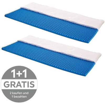 Livetastic , Weiß , Textil , H2 , Füllung: Polyester, Vlies , 90x200 cm , Oeko-Tex® Standard 100 , Bezug abnehmbar/waschbar, Ober- und Unterseite versteppt, für Hausstauballergiker geeignet, für verstellbare Lattenroste geeignet, mit Aloe Vera, schadstoff Livetastic , Weiß , Textil , H2 , Füllung: Polyester, Vlies , 90x200 cm , Oeko-Tex® Standard 100 , Bezug abnehmbar/waschbar, Ober- und Unterseite versteppt, für Hausstauballergiker geeignet, für verstellbare Lattenroste geeignet, mit Aloe Vera, schadstoff